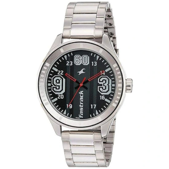 Fastrack Varsity Analog Silver Dial Men's Watch
