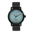 Fastrack Road Trip Quartz Analog Blue Dial Stainless Steel Strap Watch for Guys