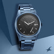 Fastrack Thor Quartz Analog with Date Black Dial Blue Metal Strap Watch for Guys, Men