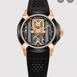 Quantum Men Automatic Black Dial Analog Silicone Watch