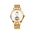 Men Automatic Silver-Rose-Gold Dial Analog Metal Watch