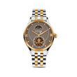 Men Automatic Brown Dial Analog Metal Watch