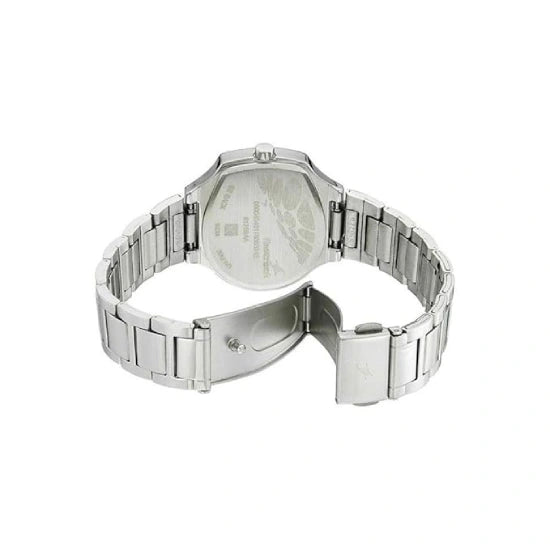 Fastrack Varsity Quartz Analog White Dial Stainless Steel Strap Watch for Girls