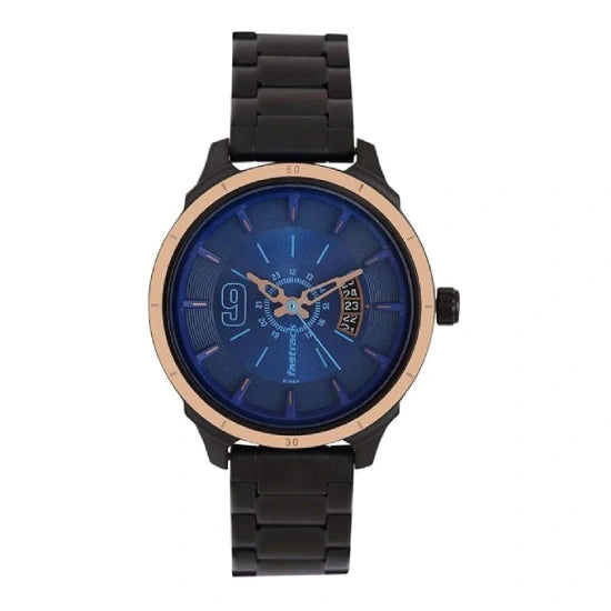 Fastrack All Nighters Quartz Analog Blue Dial Stainless Steel Strap Watch for Girls