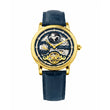Men Automatic Blue Dial Analog Leather Watch