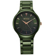 Titan Regalia Ceramics Quartz Analog Green Dial Green Color Ceramic Strap Watch For Men