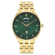 Titan Opulent Green Dial Analog Stainless Steel Strap watch for Men