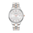 Titan Classique Slimline Silver Dial Analog with Date Stainless Steel Strap watch for Men