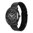 Titan Regalia Arc Analog with Day Date Second Subdial and Black Dial Black Stainless Steel Strap Watch for Men