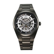 Titan Nexus Skeletal Automatic Analog with Gun Dial Gun Stainless Steel Strap Watch for Men