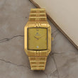 Titan Analog with Date Golden Dial Metal Strap watch for Men