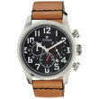 Titan Chronograph Black Dial Quartz Leather Strap watch for Men