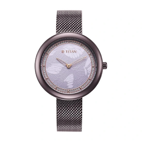 Titan Purple Glitz Women Analog Watch