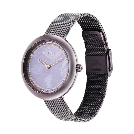 Titan Purple Glitz Women Analog Watch