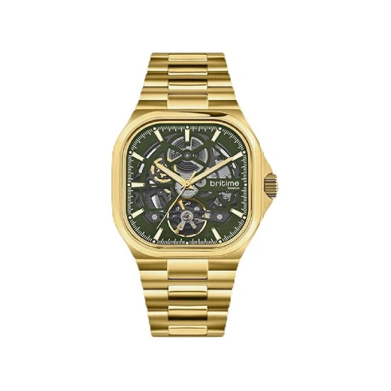 Monarch Men Automatic Green Dial Analog Steel Watch