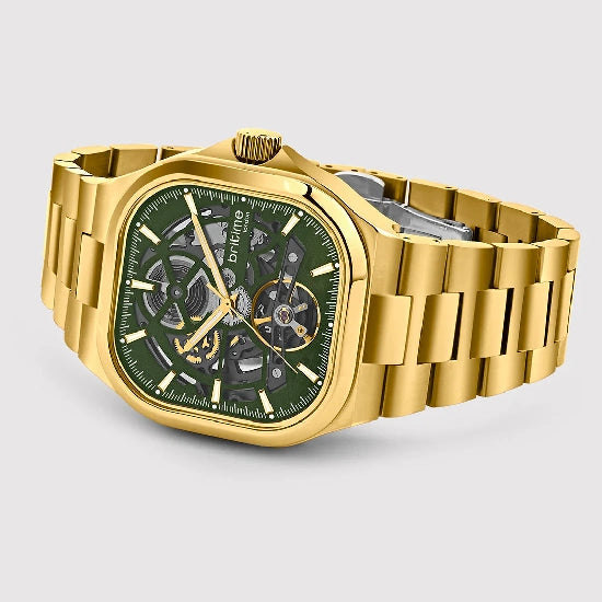 Monarch Men Automatic Green Dial Analog Steel Watch