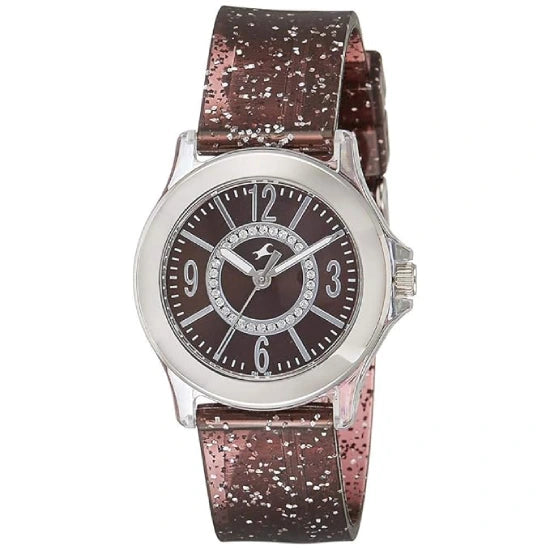 Fastrack Trendies Analog Brown Dial Women's Watch