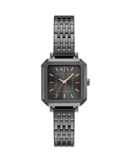 Armani Exchange Black Quartz Stainless Steel Watch