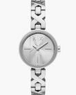 Armani Exchange Women Ava Round Silver Watch