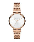 Armani Exchange Analog Silver Dial Women's Stainless Steel Watch