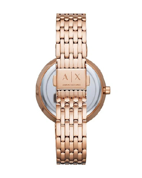 Armani Exchange Analog Silver Dial Women's Stainless Steel Watch