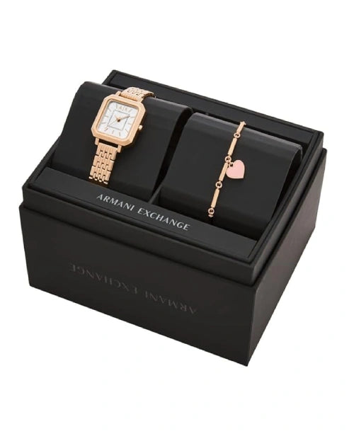 Armani Exchange Rose Gold Watch
