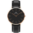 DANIEL WELLINGTON Classic Sheffield Black Rose Gold