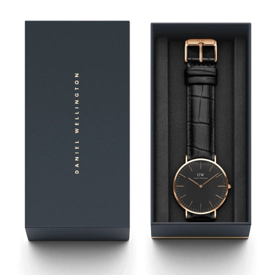 Daniel Wellington Classic Analog Black Dial Men's Watch