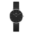 Daniel Wellington Petite Women Quartz Black Dial Analog Stainless Steel Watch