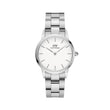 DANIEL WELLINGTON Iconic Link - Silver watch with White dial 36mm, UNISEX WATCH