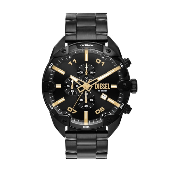 Diesel Stainless Steel Analog Black Dial Men