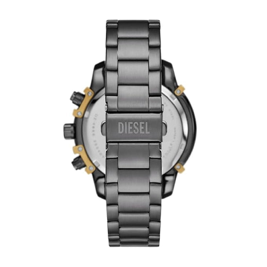 Diesel Stainless Steel Analog Gray Dial Men's Watch Band Color:Gray