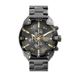 Diesel Stainless Steel Analog Gray Dial Men's Watch Band Color:Gray