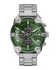 Diesel Spiked Silver Watch
