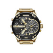 Diesel Mr. Daddy Watch for Men, Quartz Multifunctional Movement with Stainless Steel Strap