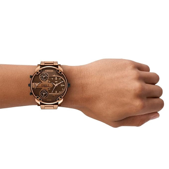 Diesel Mr. Daddy Slim Brown Watch
