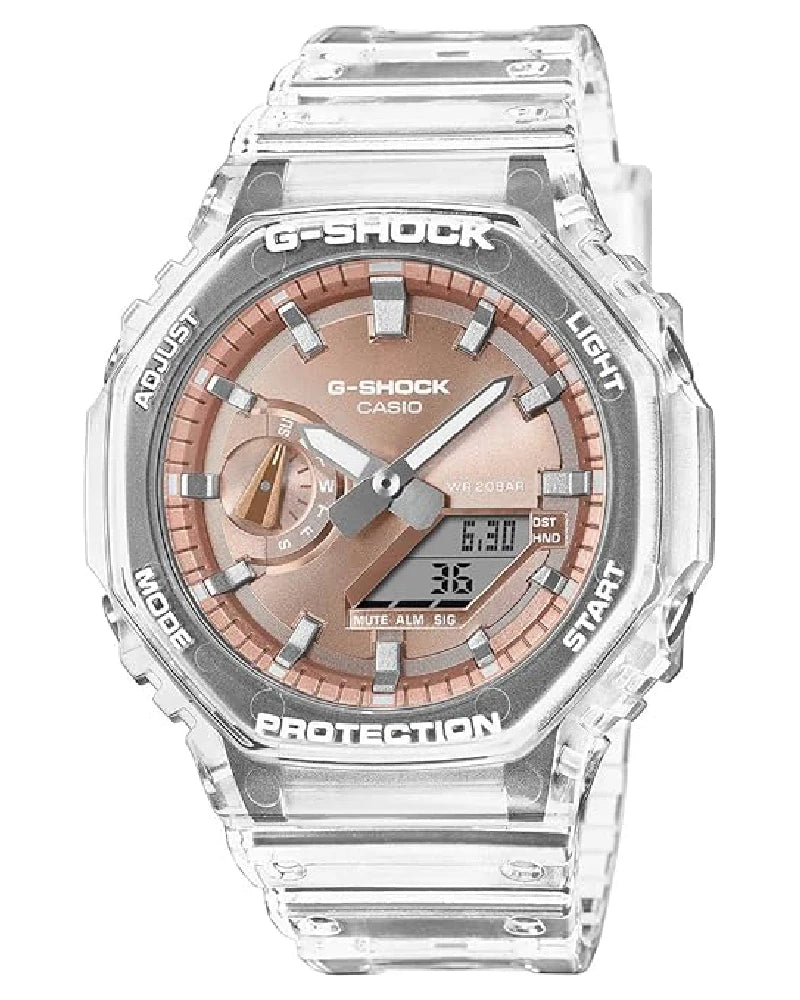 Casio G-Shock GA-2100BM-7A5DR Analog-Digital Orange Dial Men