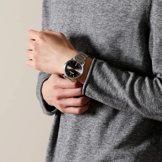 Calvin Klein K2G2G1Z3 City Swiss Made Black Dial Men's Steel Watch