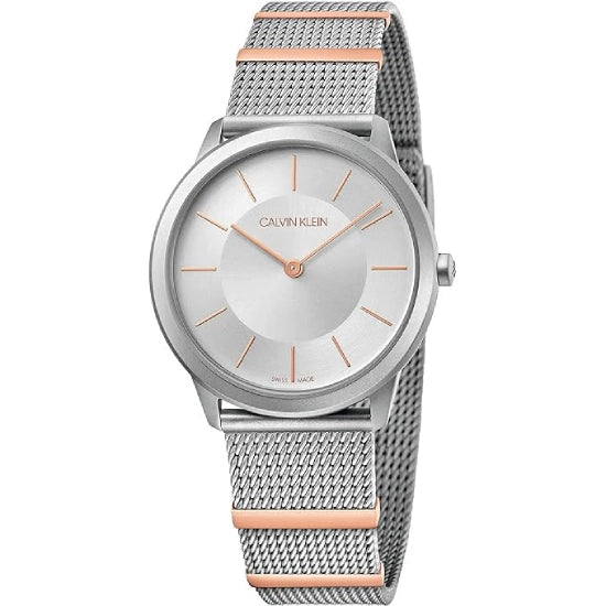 Calvin Klein Silver Dial Stainless Steel Strap Analogue Quartz Men's Watch