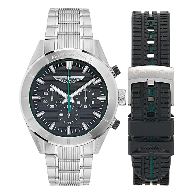 Aston Martin Lagunda Round 45mm Black Dial Analog Men Watch