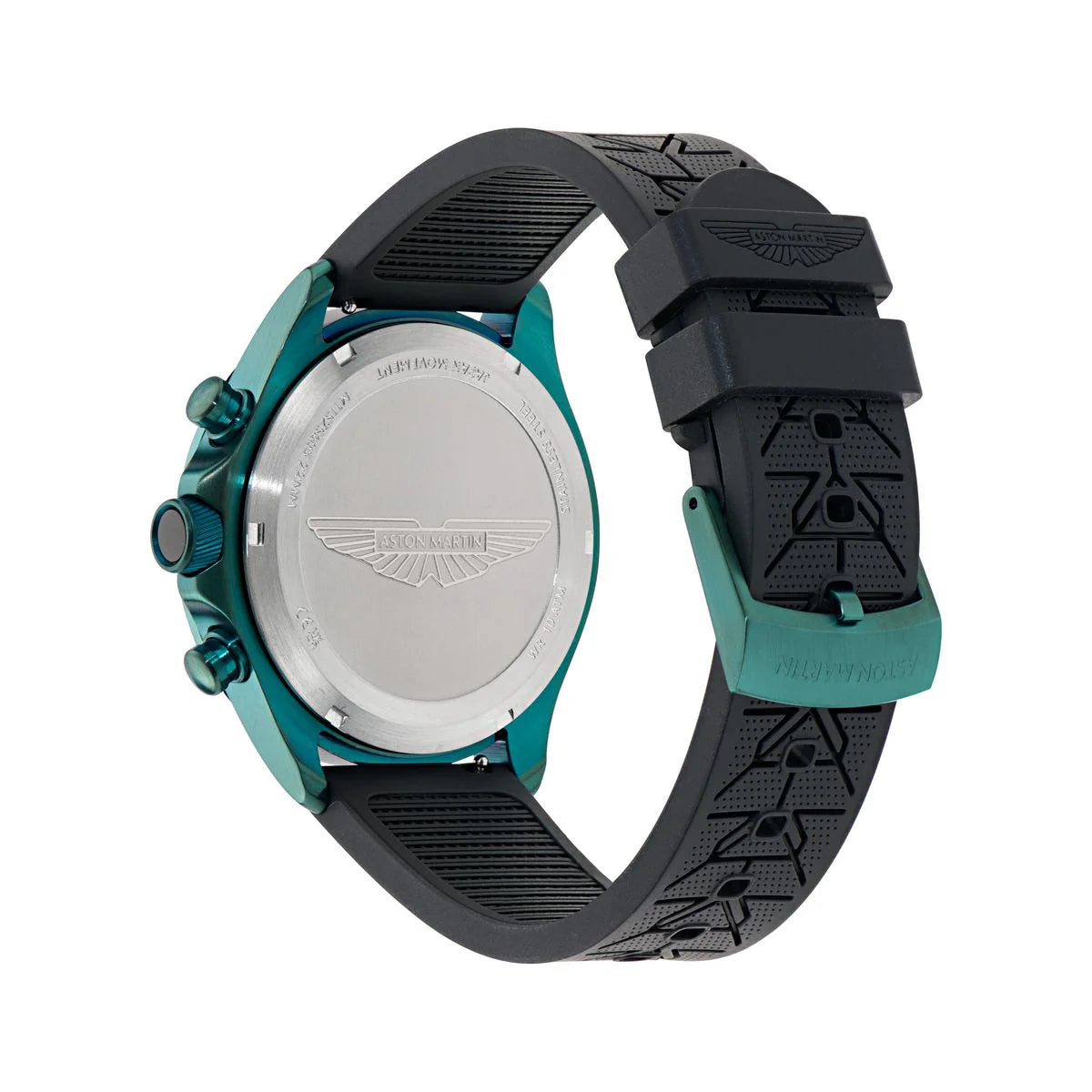 Aston Martin Round 44mm Green Dial Analog Men Watch