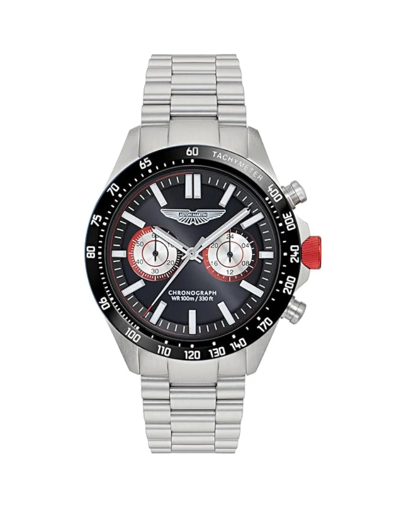 Aston Martin Lagunda Round 44mm Black Dial Analog Men Watch