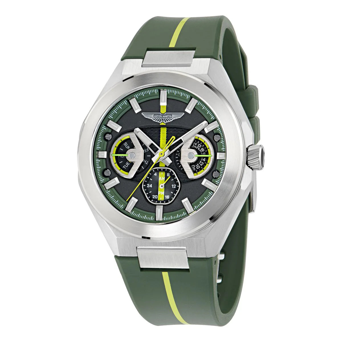 Aston Martin Round 42mm Green Dial Analog Men Watch