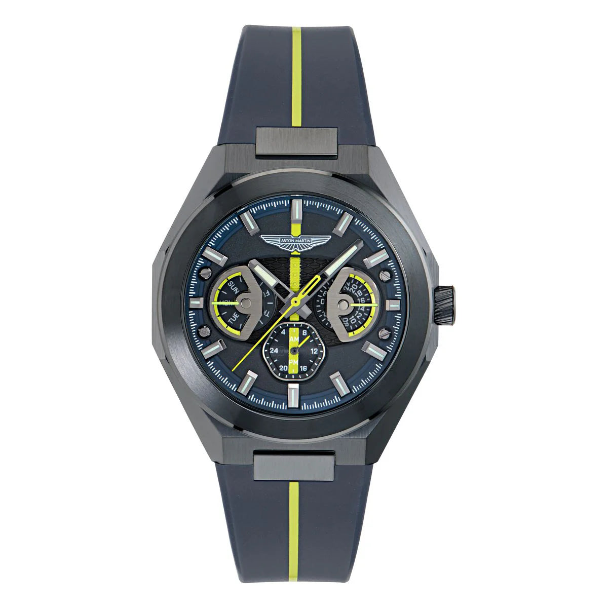 Aston Martin Round 42mm Blue Dial Analog Men Watch