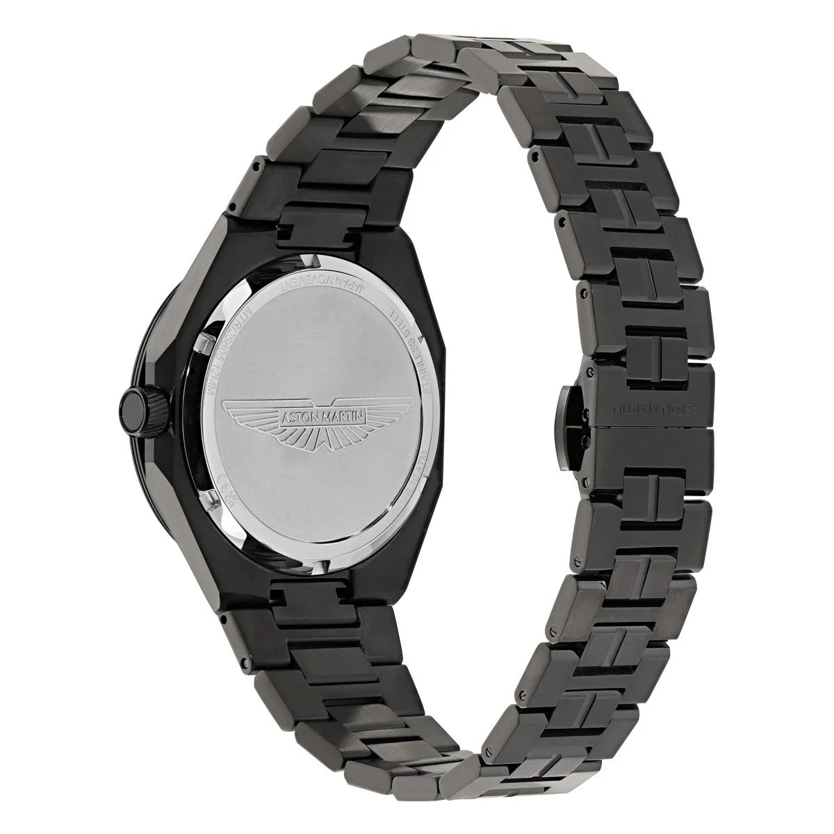 Aston Martin Round 42mm Black Dial Analog Men Watch