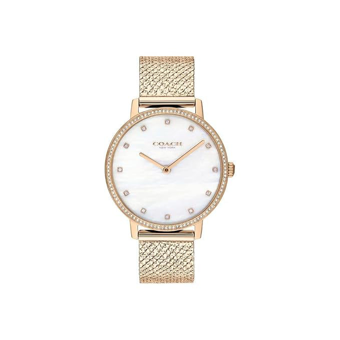 Coach Analog White Dial Women's Watch
