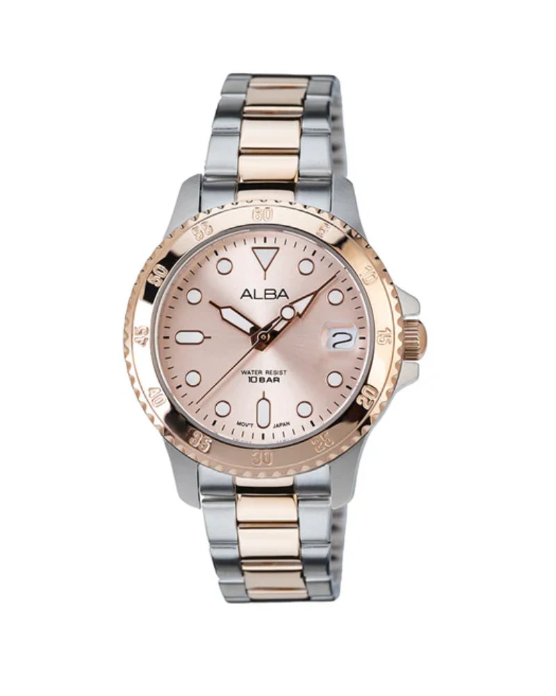 Light Pink Dial & Bezel Watch